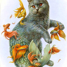 Схема вышивки «Серия "Коты".»