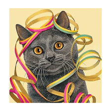 Схема вышивки «Котик.»