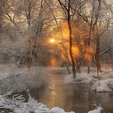 Схема вышивки «пейзаж»