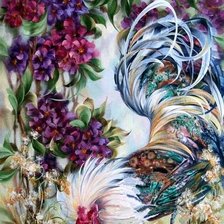 Экзотический петух