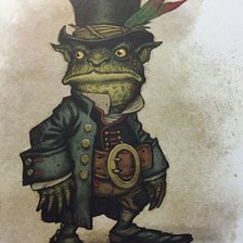 Схема вышивки «жаба»