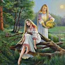 Схема вышивки «"Ивана Купала" худ Дарья Воевудская»