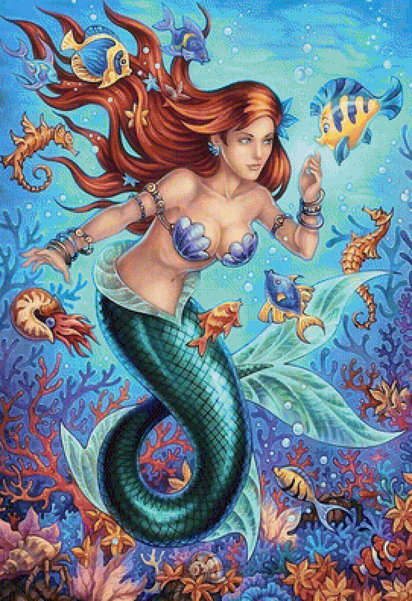 Русалка - сказка, русалка - предпросмотр