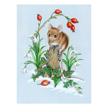 Схема вышивки «Мышонок.»