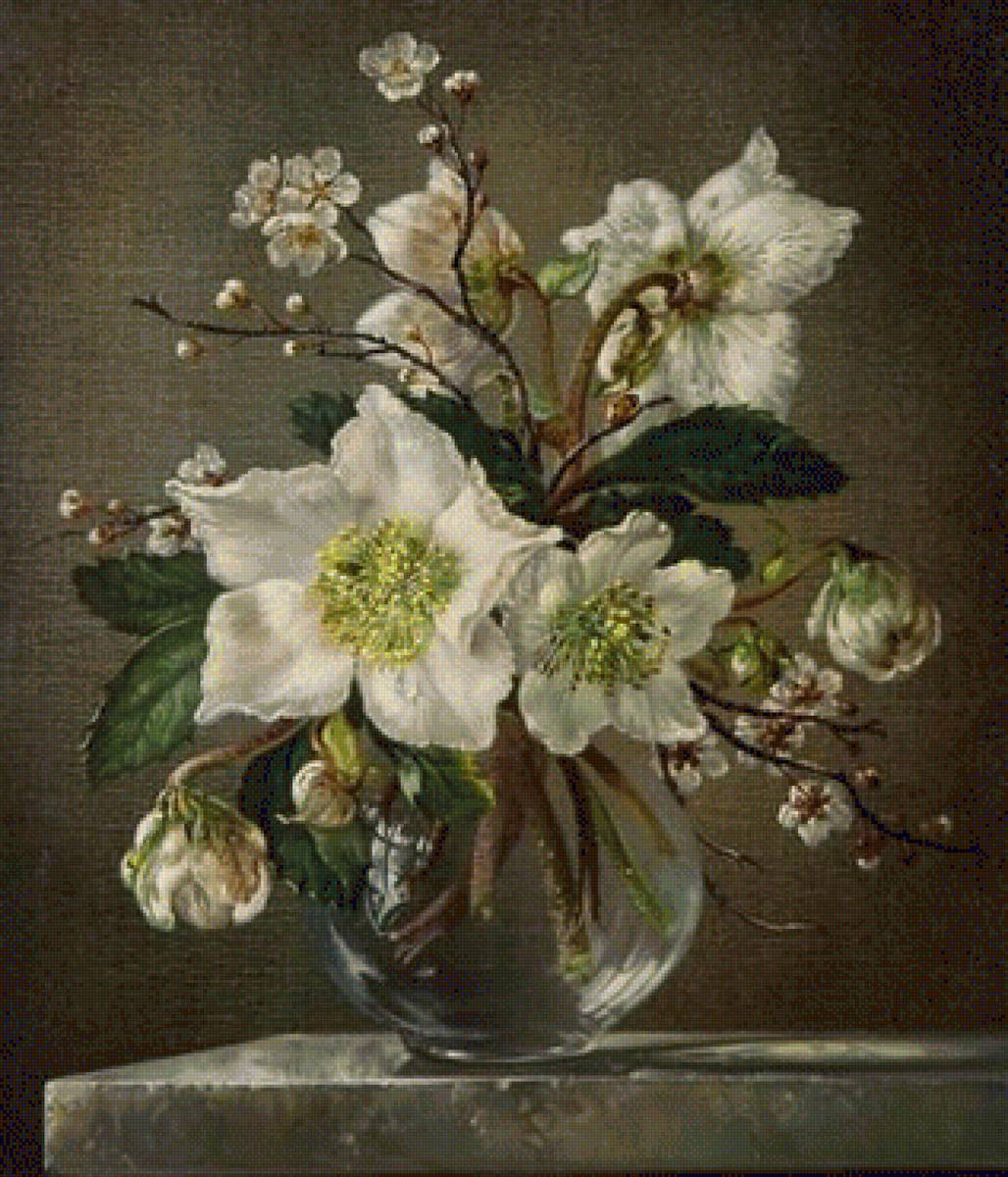 Christmas Roses - 1905-1997), by cecil kennedy (british - предпросмотр