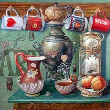 Схема вышивки «Кухонный натюрморт Эдуарда Улана»