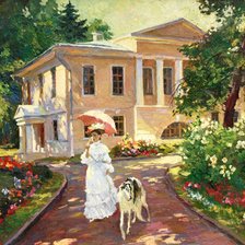 Схема вышивки «усадьба»