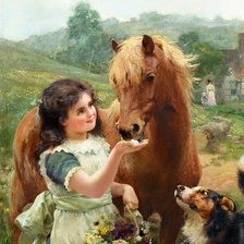 Схема вышивки «угощение»