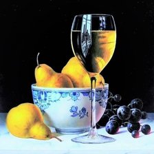 Схема вышивки «Натюрморт с грушами»