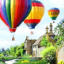 Схема вышивки «шары»