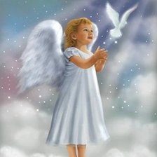 Схема вышивки «Angel»