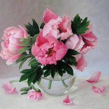 Схема вышивки «Peonies»