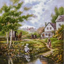 Схема вышивки «A New Day.»