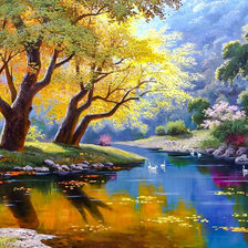 Afternoon at the Lake.