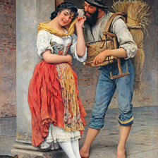 Схема вышивки «Eugene de Blaas»