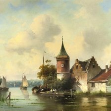 Схема вышивки «Сторожевая башня»