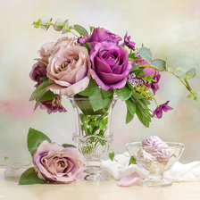 Схема вышивки «розы»