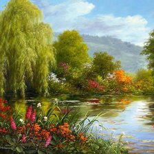 Схема вышивки «pekná  príroda»