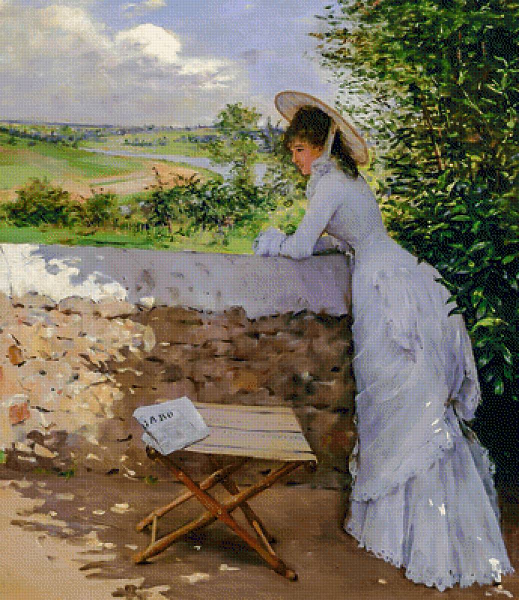 Un Figaro de Rève. - jean béraud painter.scenarys.ladies. - предпросмотр