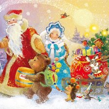 Схема вышивки «Новый год»