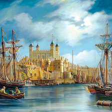 Схема вышивки «New Day at Harbour.»