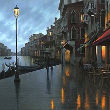 Схема вышивки «вечер»