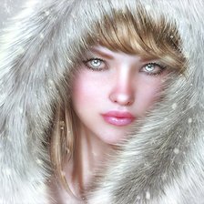 Схема вышивки «Январское утро»