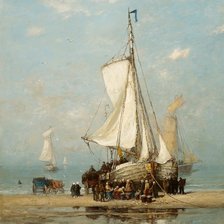 Схема вышивки «морской пейзаж»