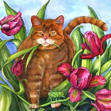 Схема вышивки «акварель»