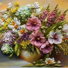 Схема вышивки «Красивый букет 2»