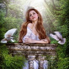 Схема вышивки «Ангел»