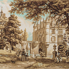 Схема вышивки «Парк шенонсо»