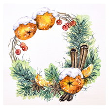 Схема вышивки «Ароматный венок»