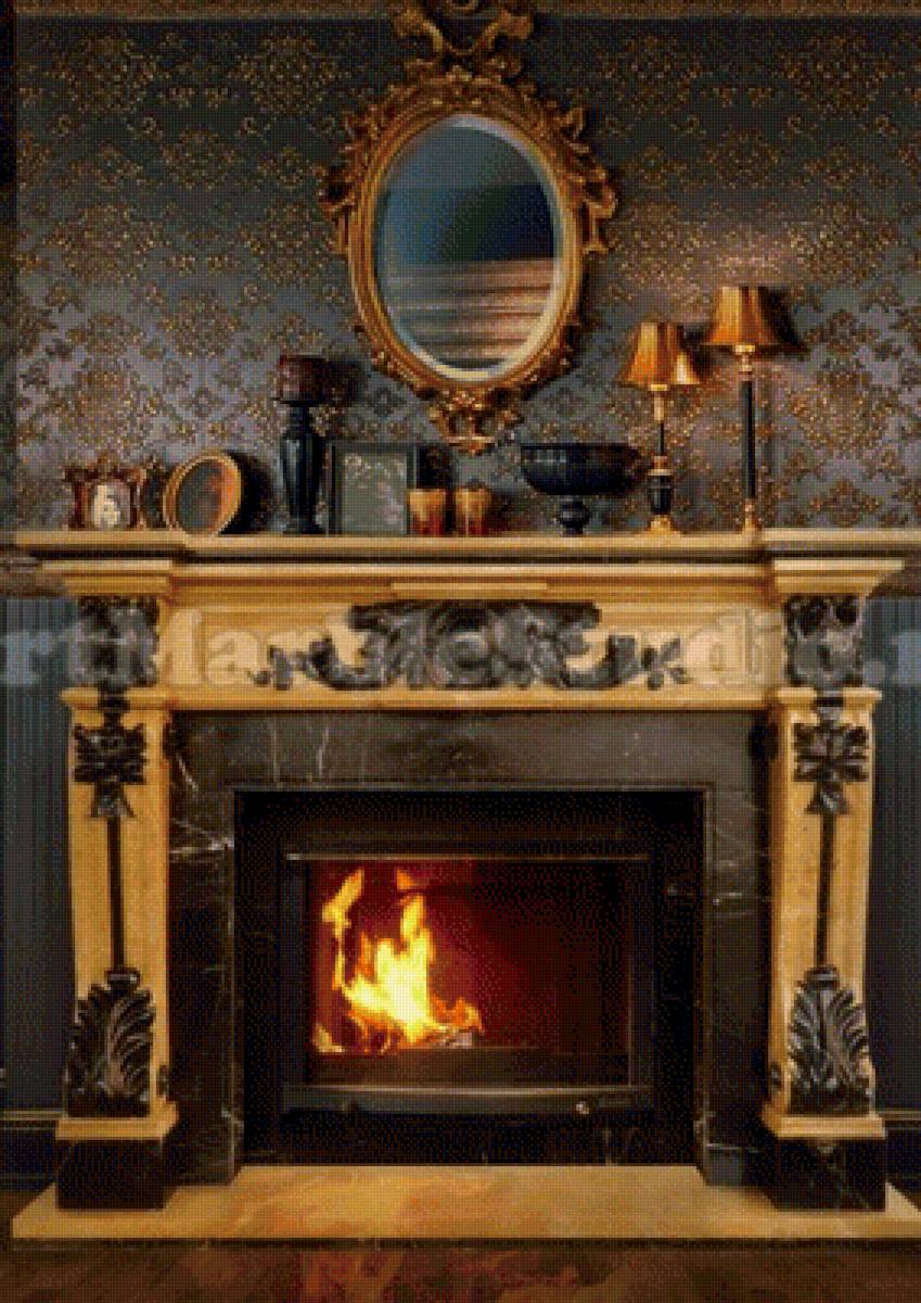 Камин - предпросмотр