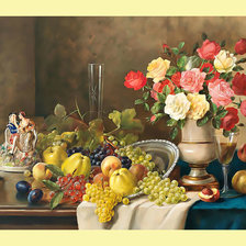 Схема вышивки «Фруктовый натюрморт.»