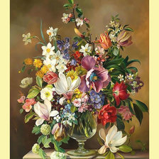 Схема вышивки «Букет.»