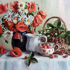 Схема вышивки «натюрморт»