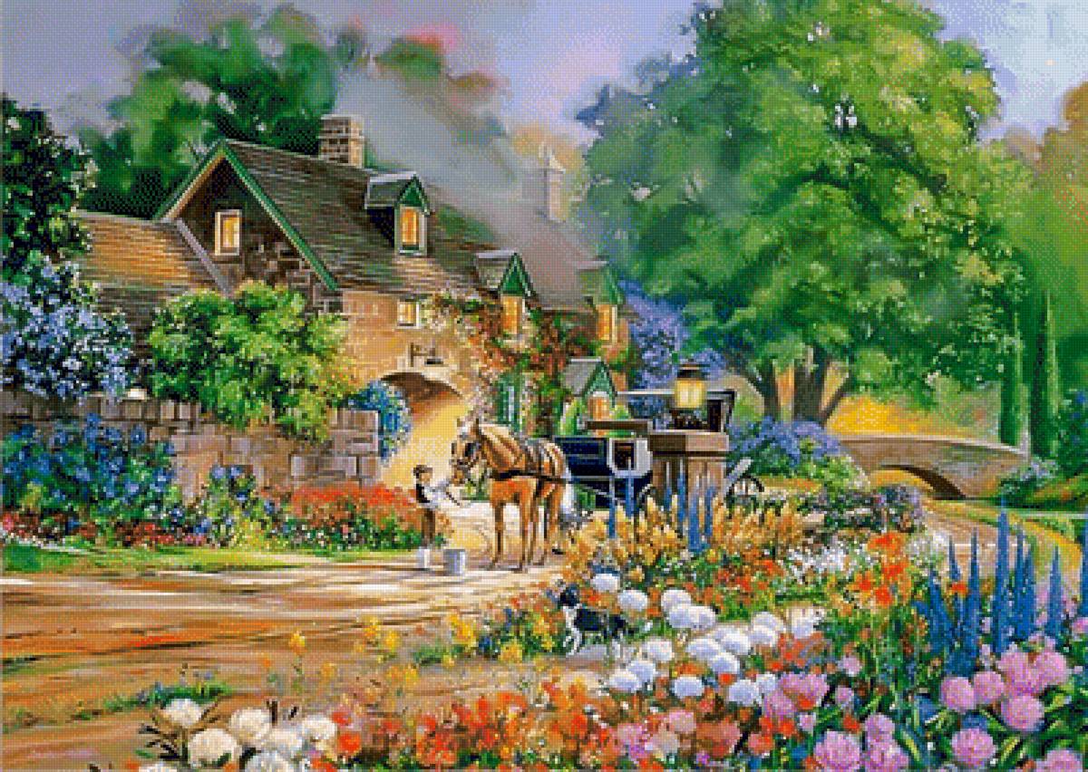 Rose Lane Cottage. - scenarys.people.animals. - предпросмотр