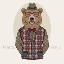 Схема вышивки «Мишки»