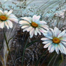 Схема вышивки «Ромашки»