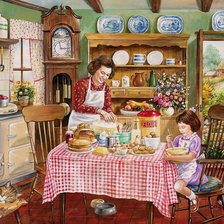 Схема вышивки «мамина помошница»