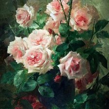 Схема вышивки «Лето, утро, розы»