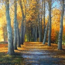 Схема вышивки «пейзаж»