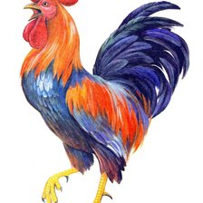 Схема вышивки «петушок»