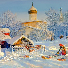 Схема вышивки «Winter Clean Carpets.»