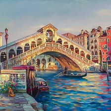 Схема вышивки «Ponte Di Rialto.»