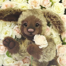 Схема вышивки «Зайка»