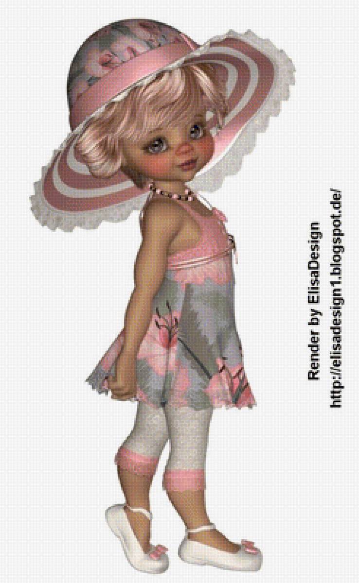 РОЗОВАЯ ШЛЯПА - дети - предпросмотр