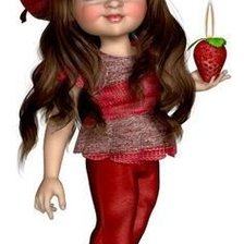 Схема вышивки «КЛУБНИЧКА»