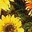 Предпросмотр схемы вышивки «забор с подсолнухами» (№2008900)